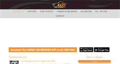 Desktop Screenshot of cairnscarbrokers.com.au